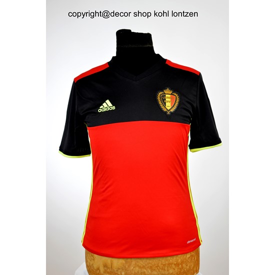 Fussballmannschaft Belgien - Heimtrikot rot EM 2016